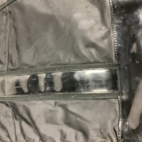 Tory Burch Black Nylon Patent Leather Tote Bag - Picture 5 of 16